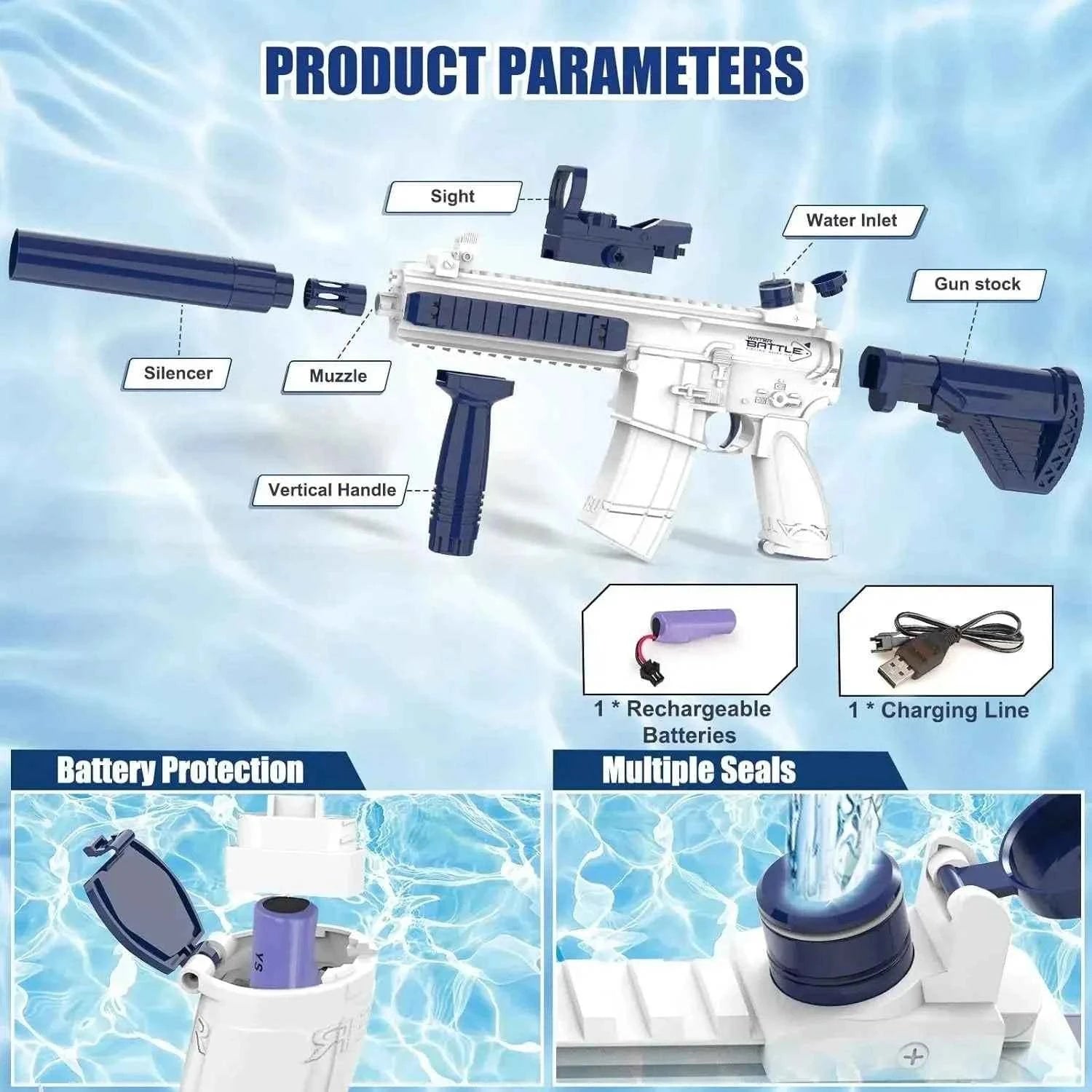 ShubaoerUnilabo M416 Electric Water GunShubaoer